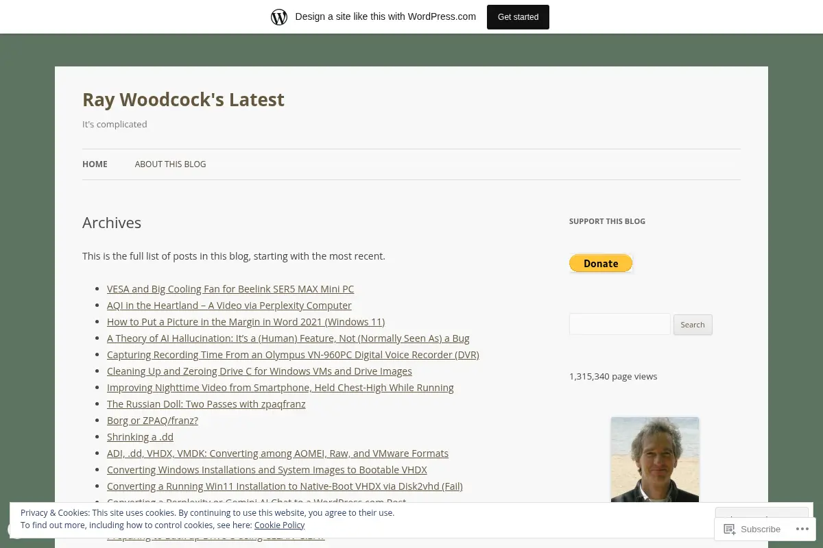 Ray Woodcock's Latest