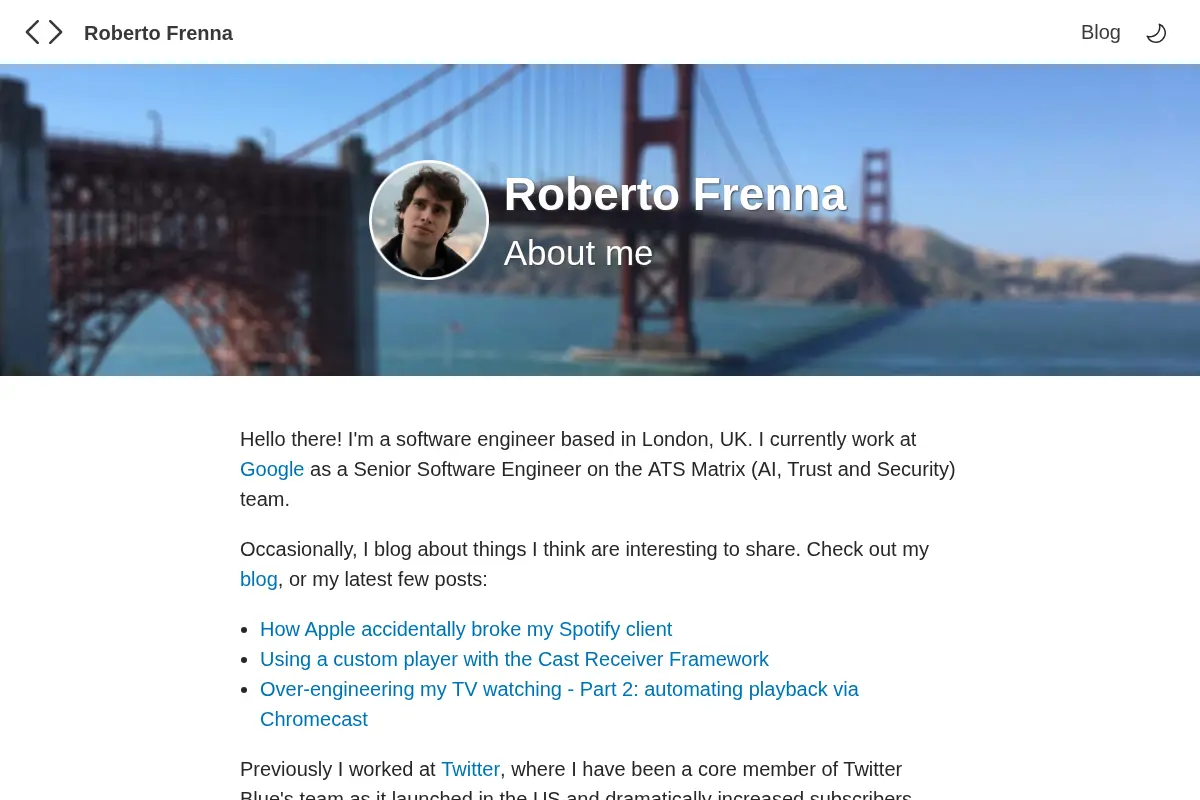 Roberto Frenna's Blog
