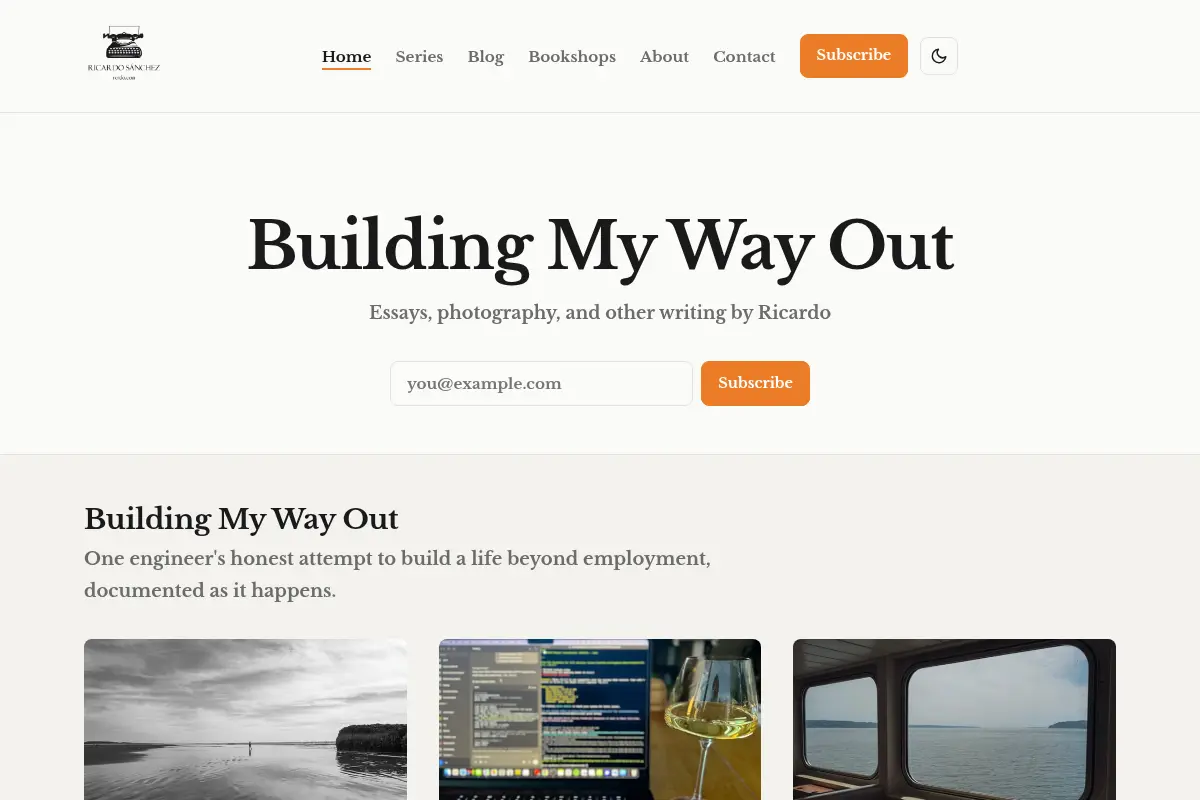 Building My Way Out