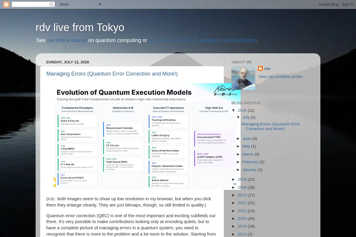 rdv live from Tokyo
