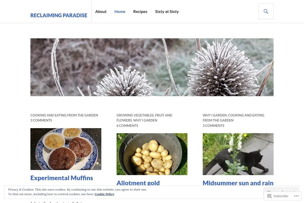Reclaiming Paradise – Tales from an organic gardener