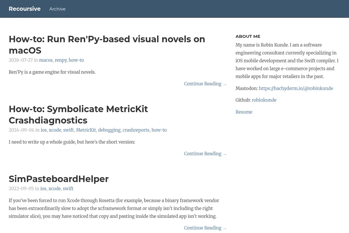 Recoursive.com | Recoursive