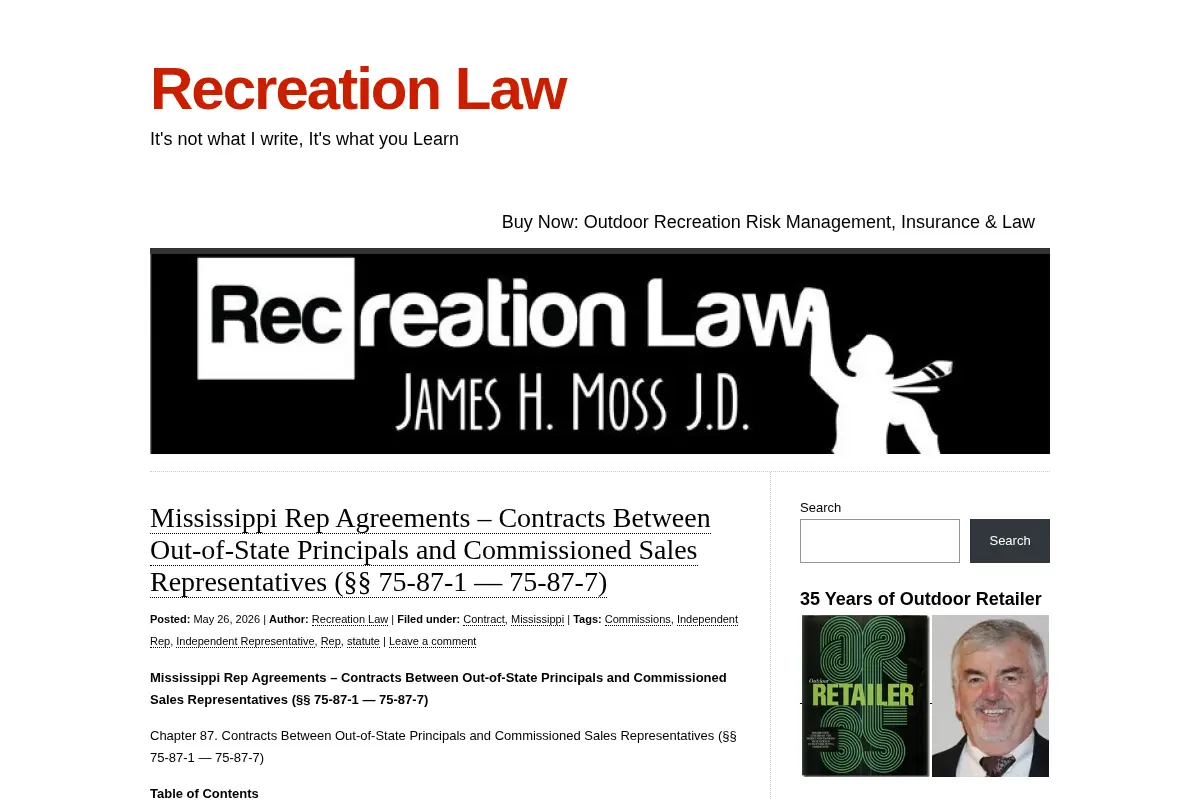 Recreation Law