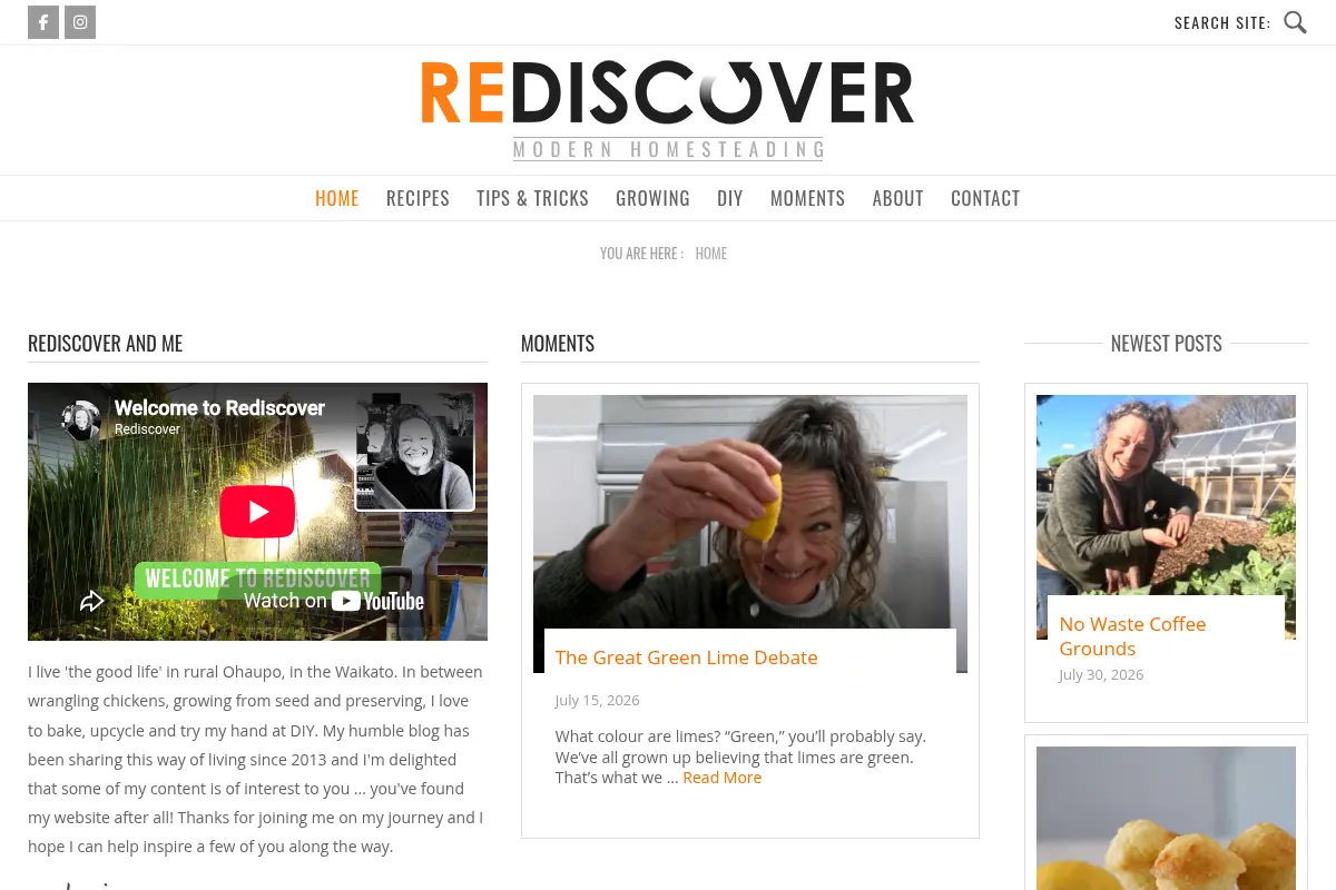 Home - Rediscover Modern Homesteading
