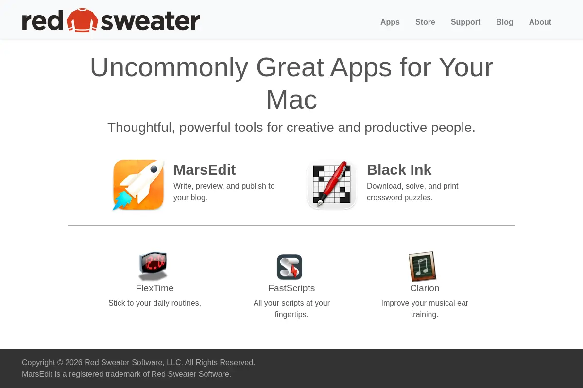 Red Sweater Software