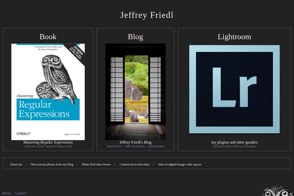 Jeffrey Friedl's Web Sites