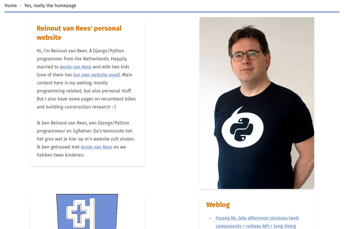Reinout van Rees' personal website