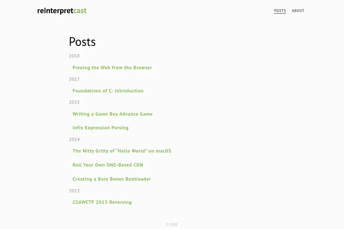 Reinterpret Cast