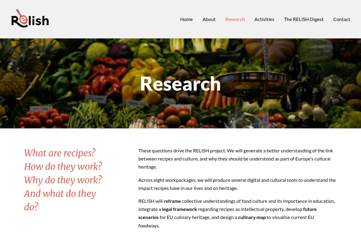 RELISH Research