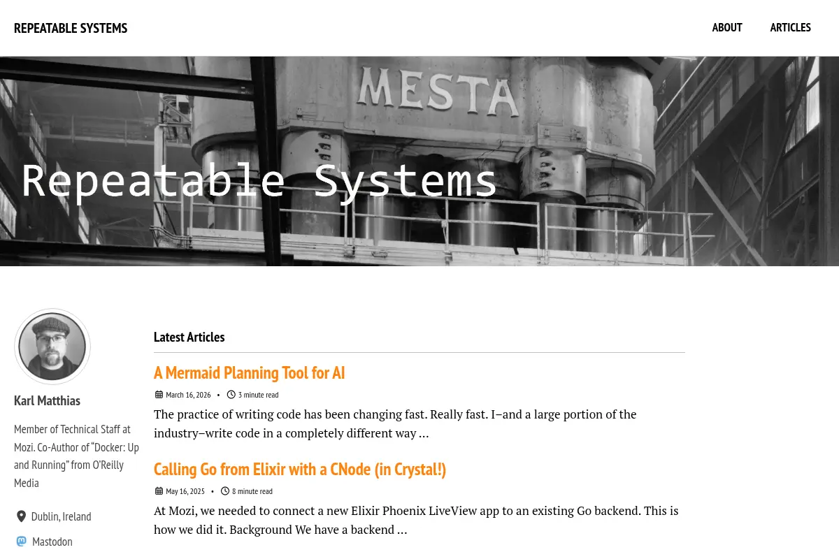 Repeatable Systems