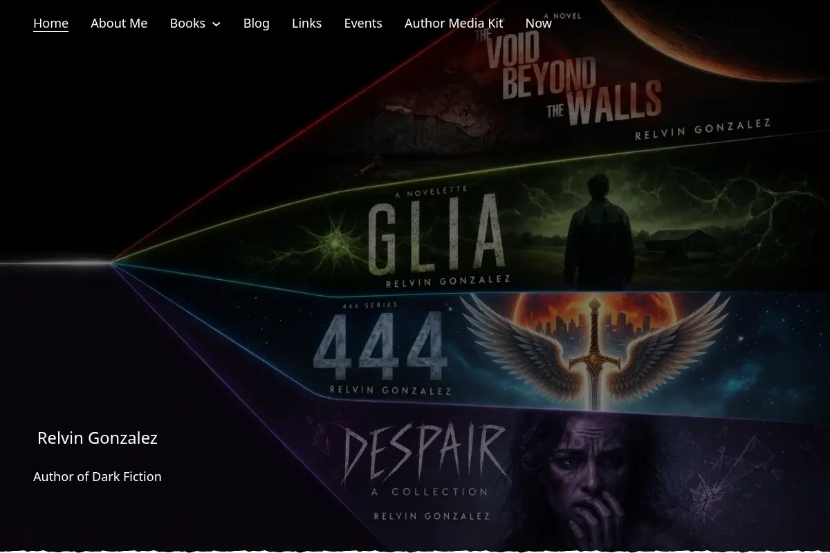 Relvin Gonzalez - Dark Fiction Author