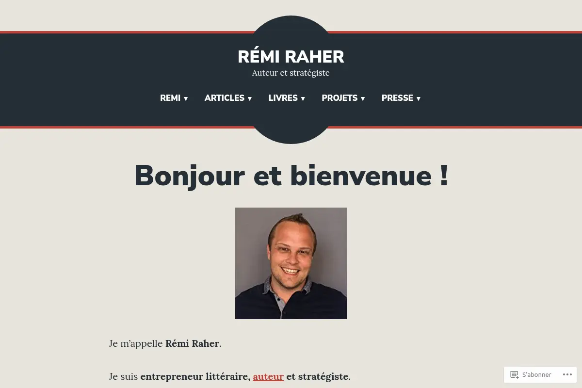 Rémi Raher – Auteur et stratégiste