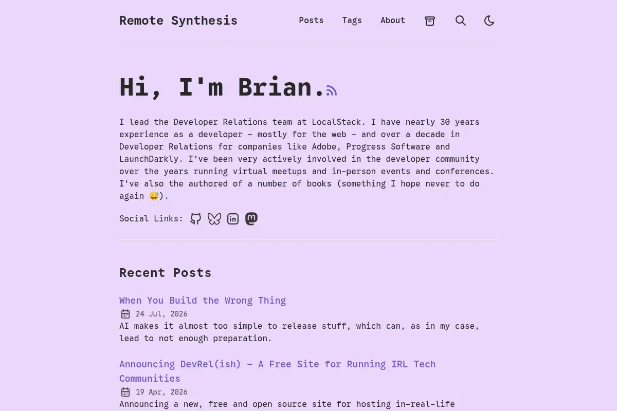 Remote Synthesis