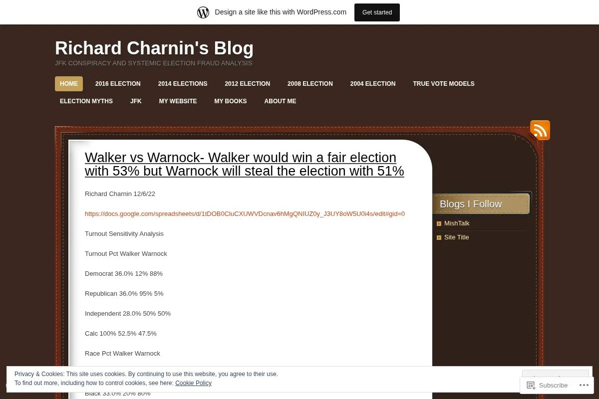 Richard Charnin's Blog