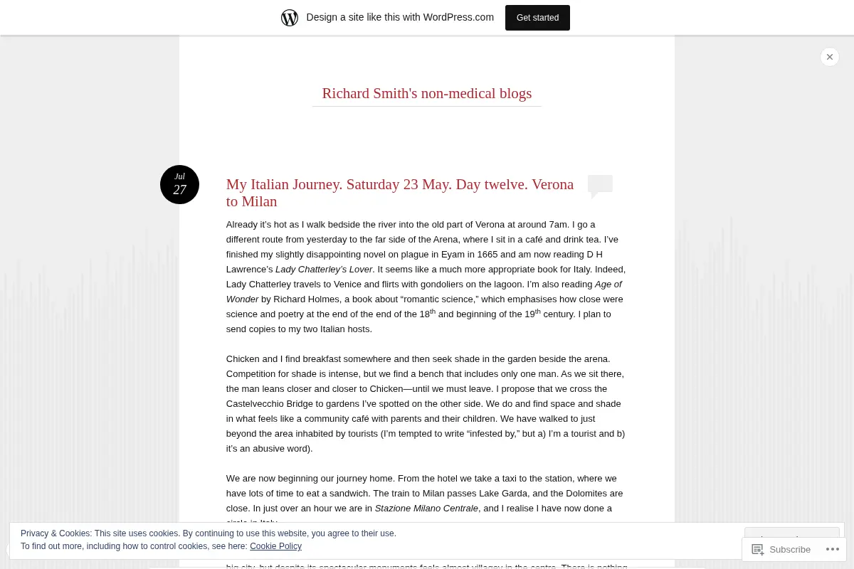 Richard Smith's non-medical blogs