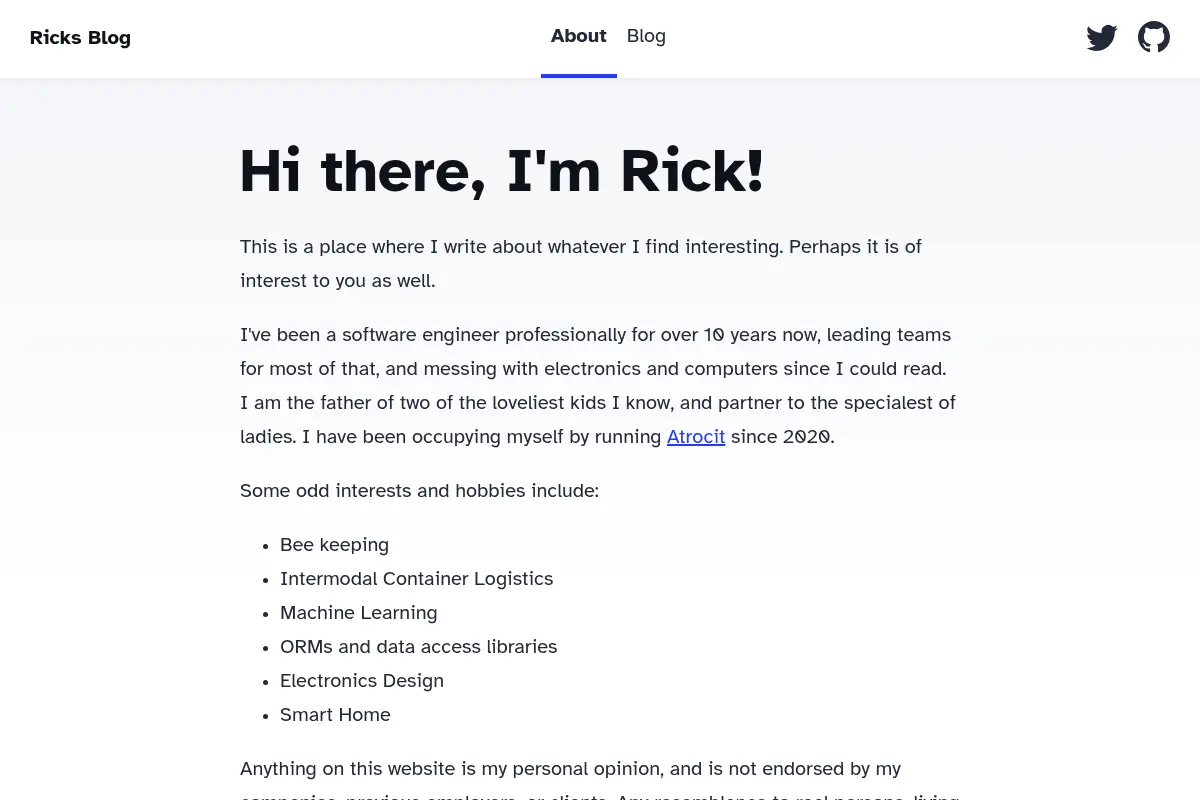 Rick's Blog