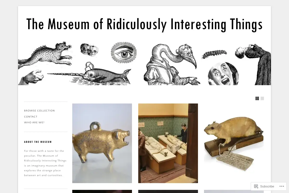 The Museum of Ridiculously Interesting Things