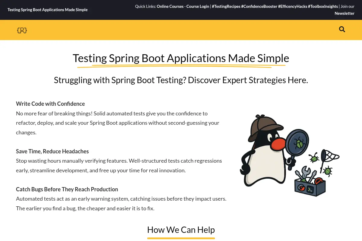 Testing Spring Boot Applications Made Simple