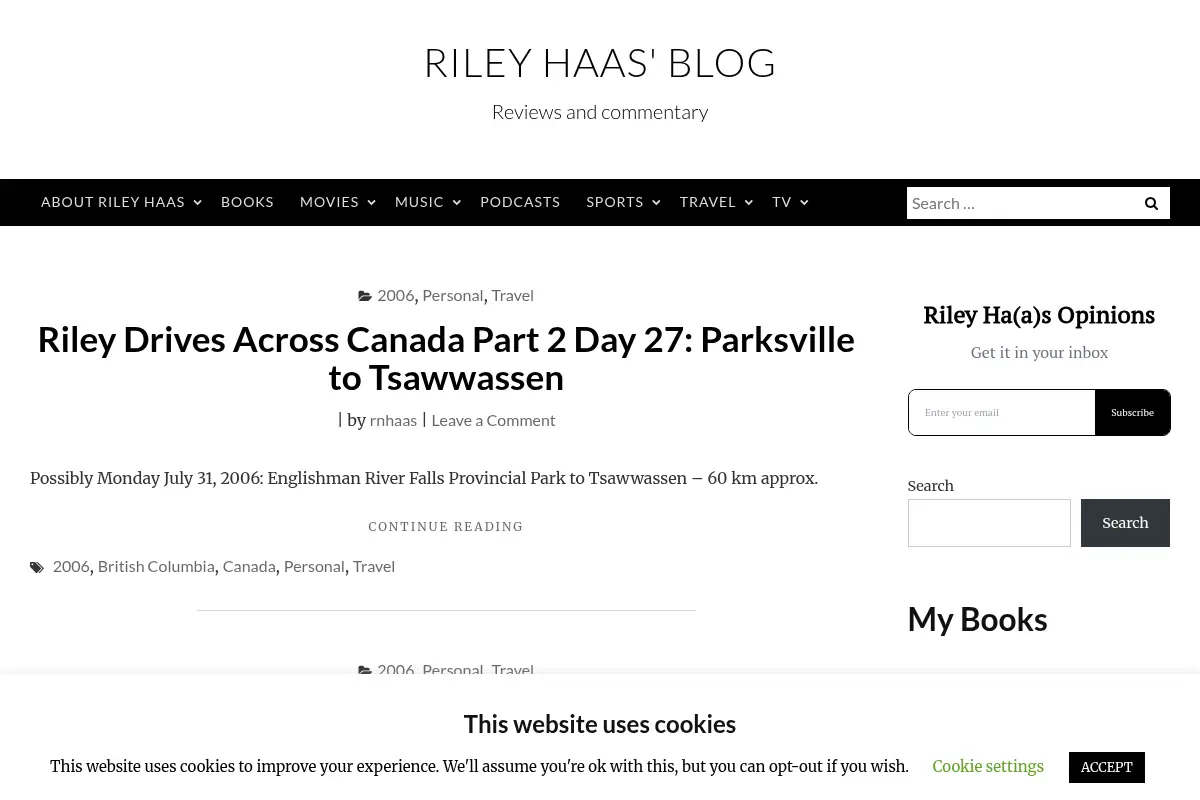 Riley Haas' Blog