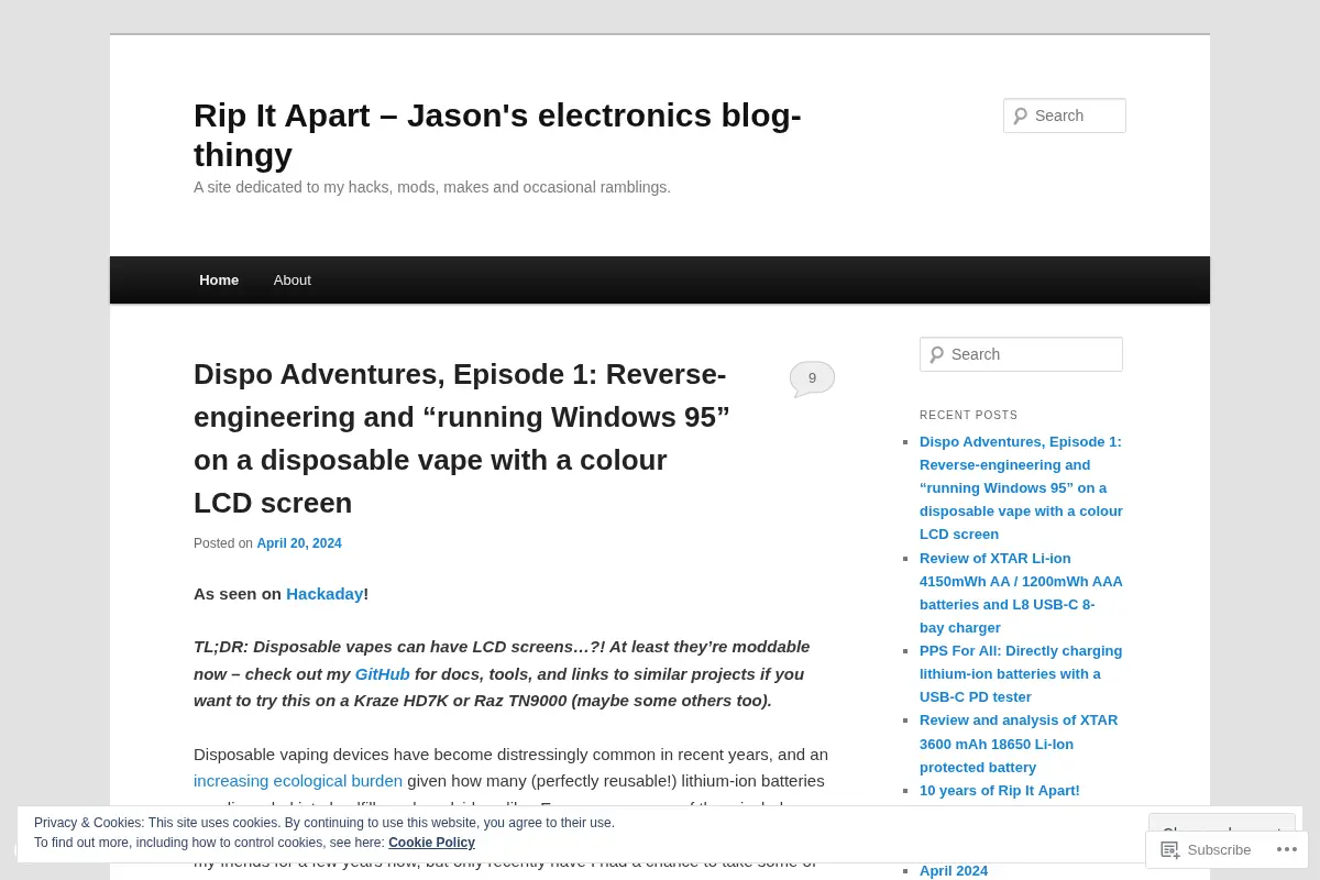 Rip It Apart – Jason's electronics blog-thingy