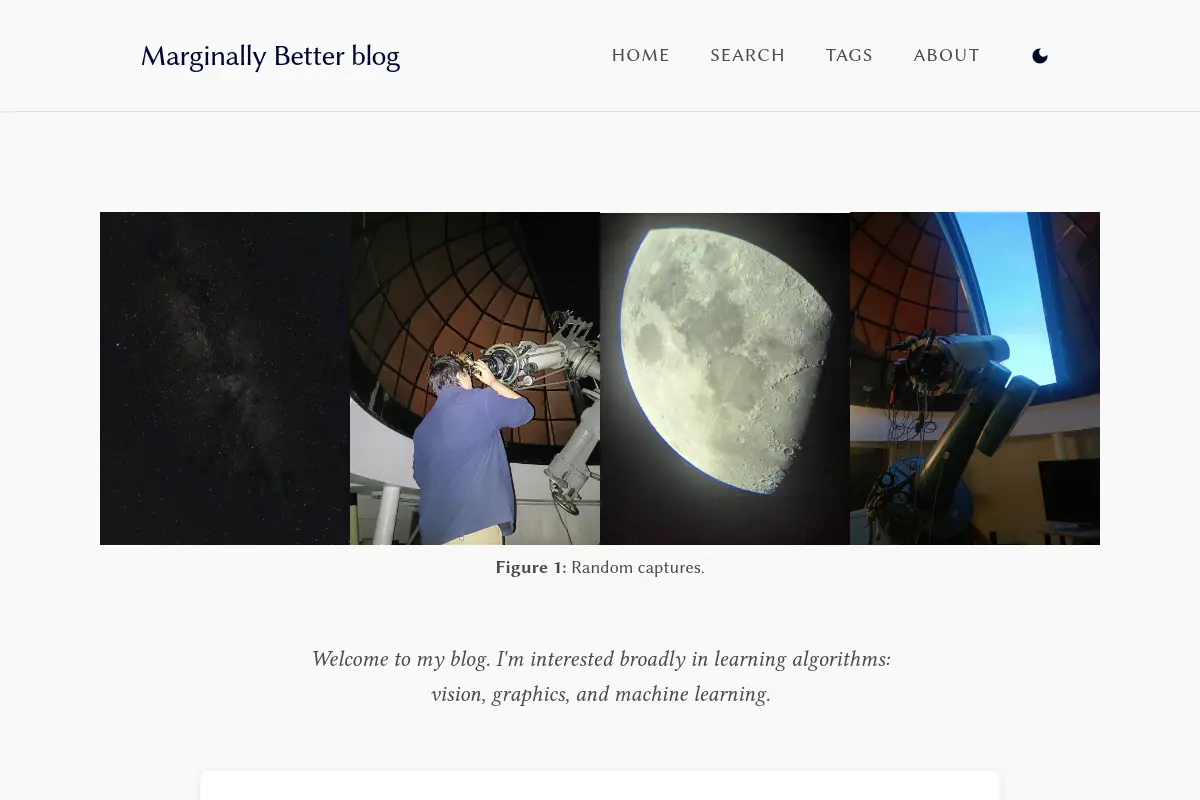 Marginally Better blog