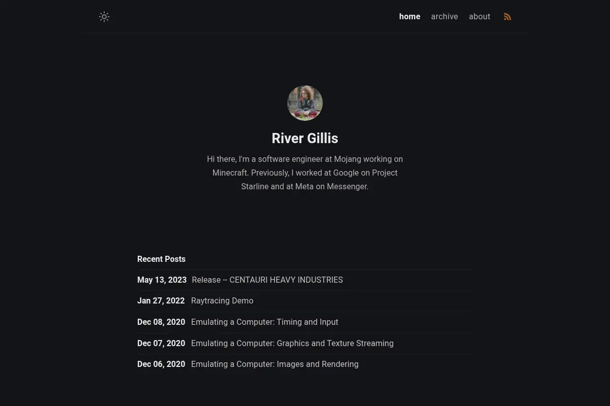 River Gillis [riv.dev]
