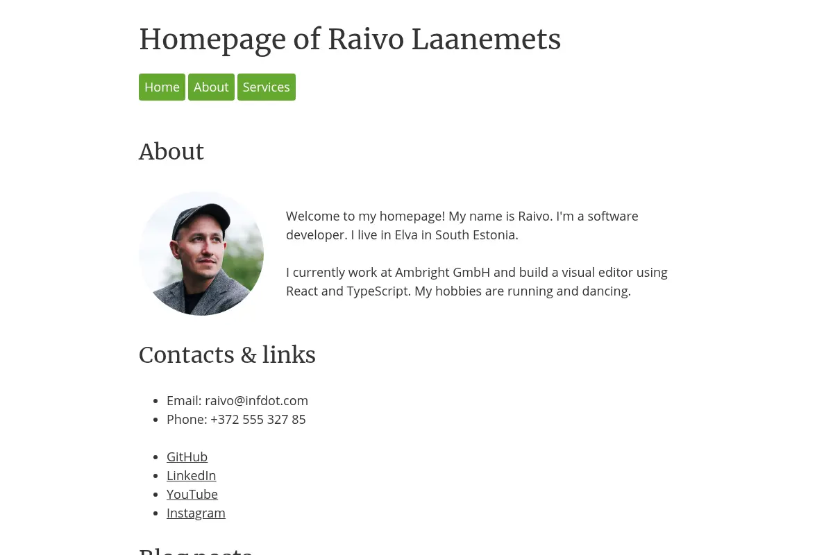 Raivo Laanemets - Recent posts