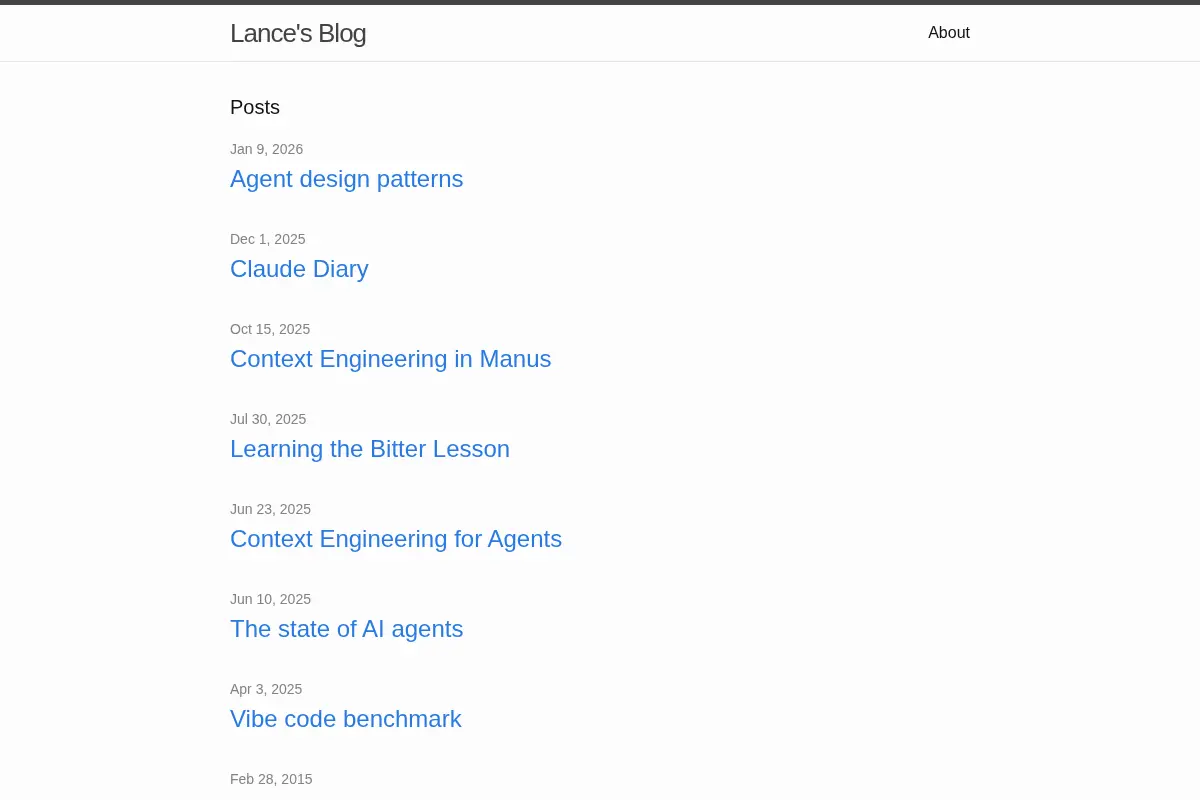 Lance's Blog