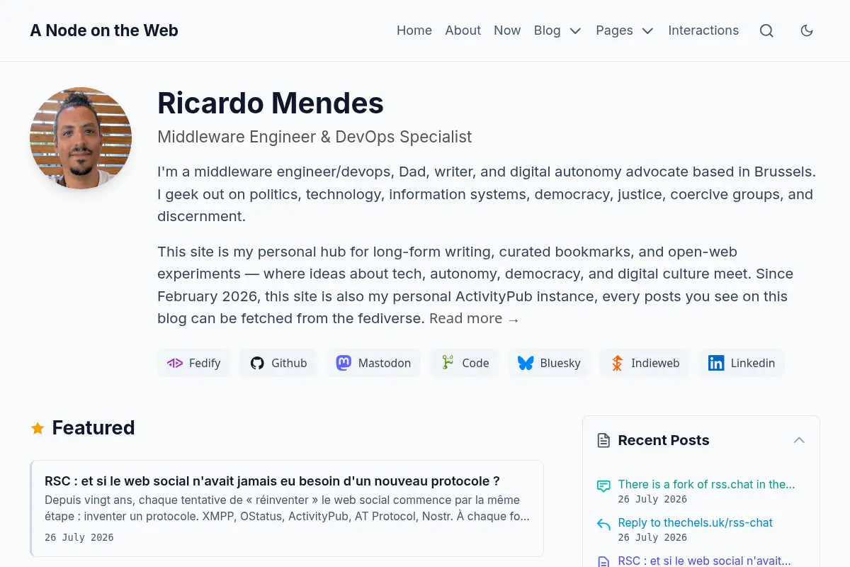 A Node on the Web