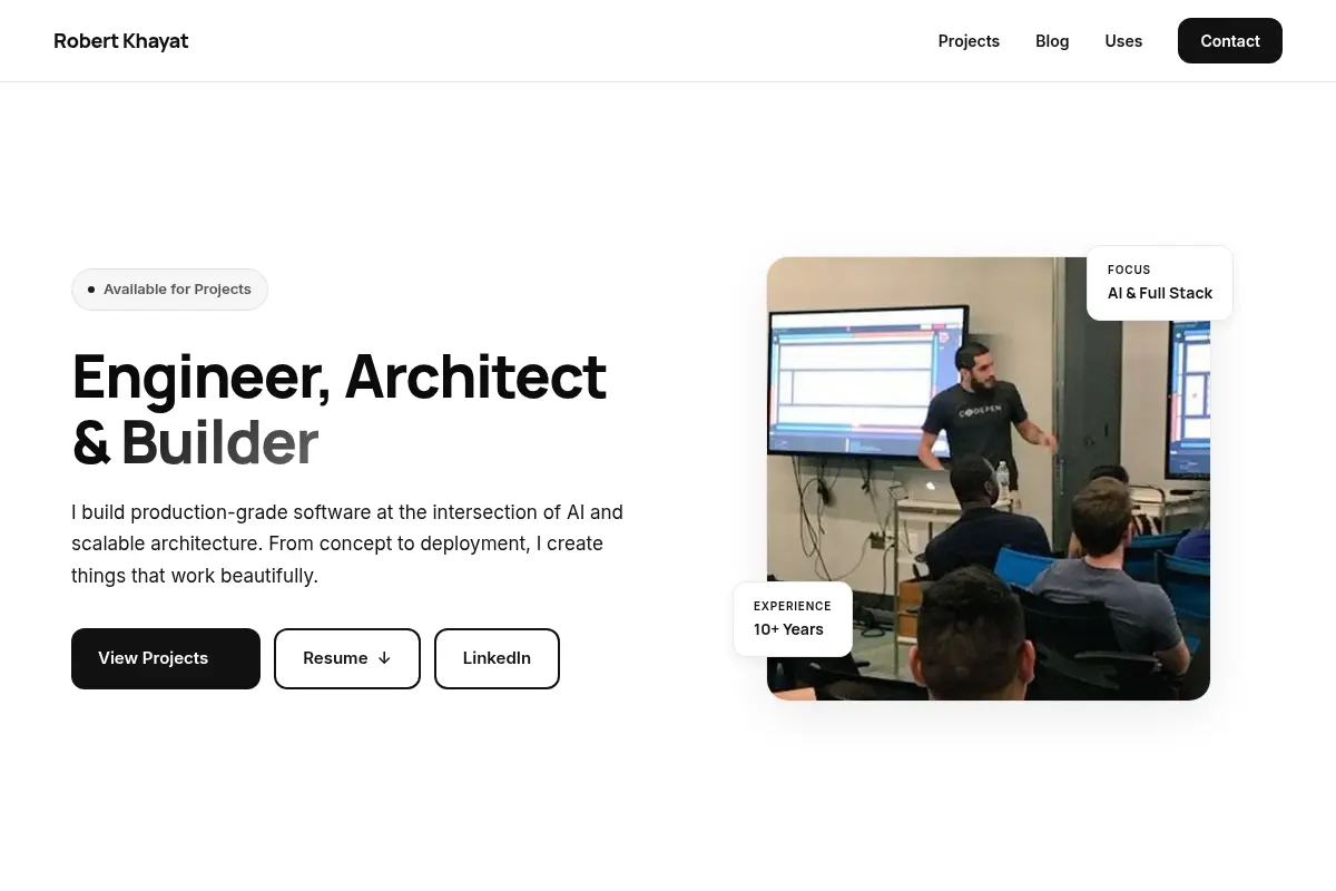 Robert Khayat | Engineer & Solution Architect