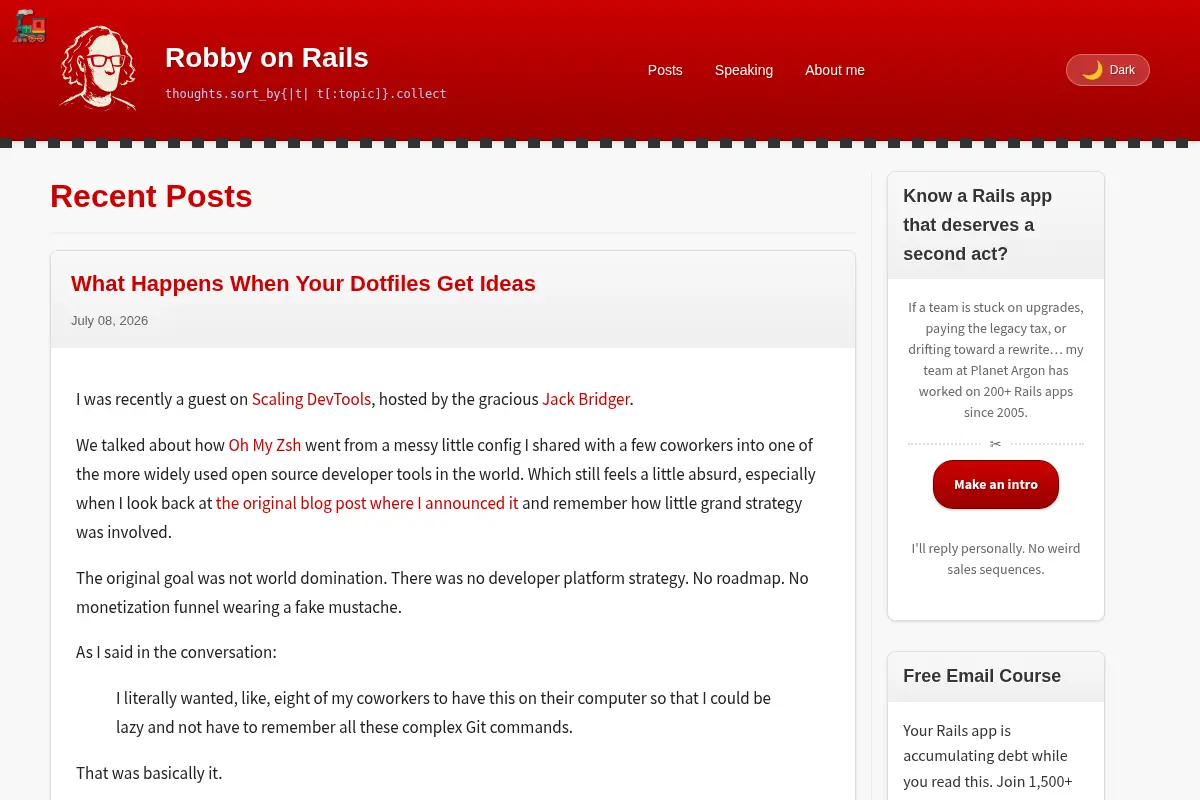 Robby on Rails