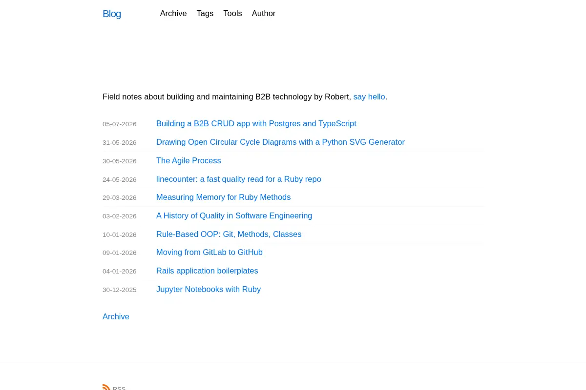 Robert Hopman's Technical Blog