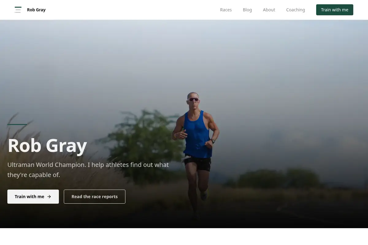 Rob Gray | Ultraman World Champion & Endurance Coach