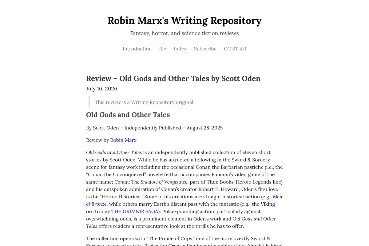 Robin Marx's Writing Repository