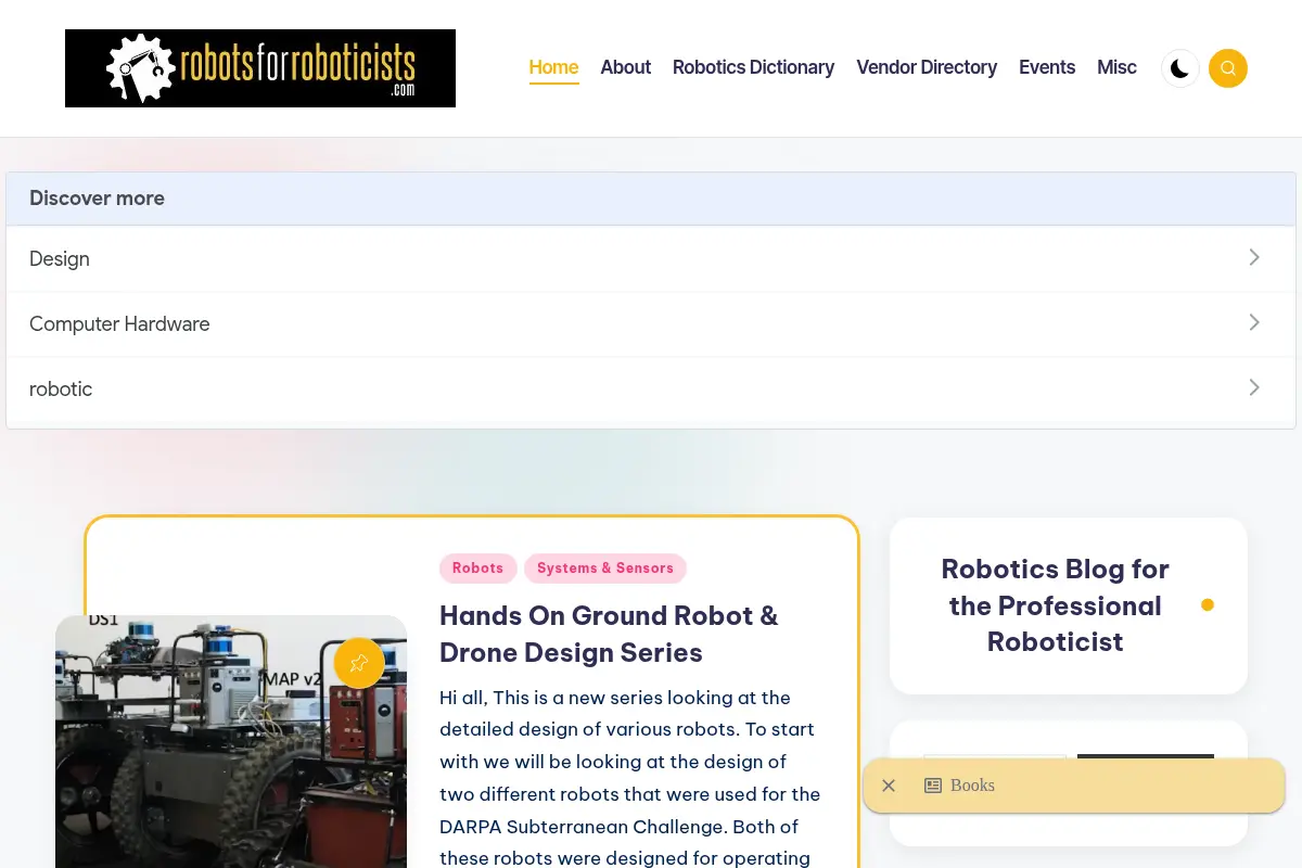 Robots For Roboticists