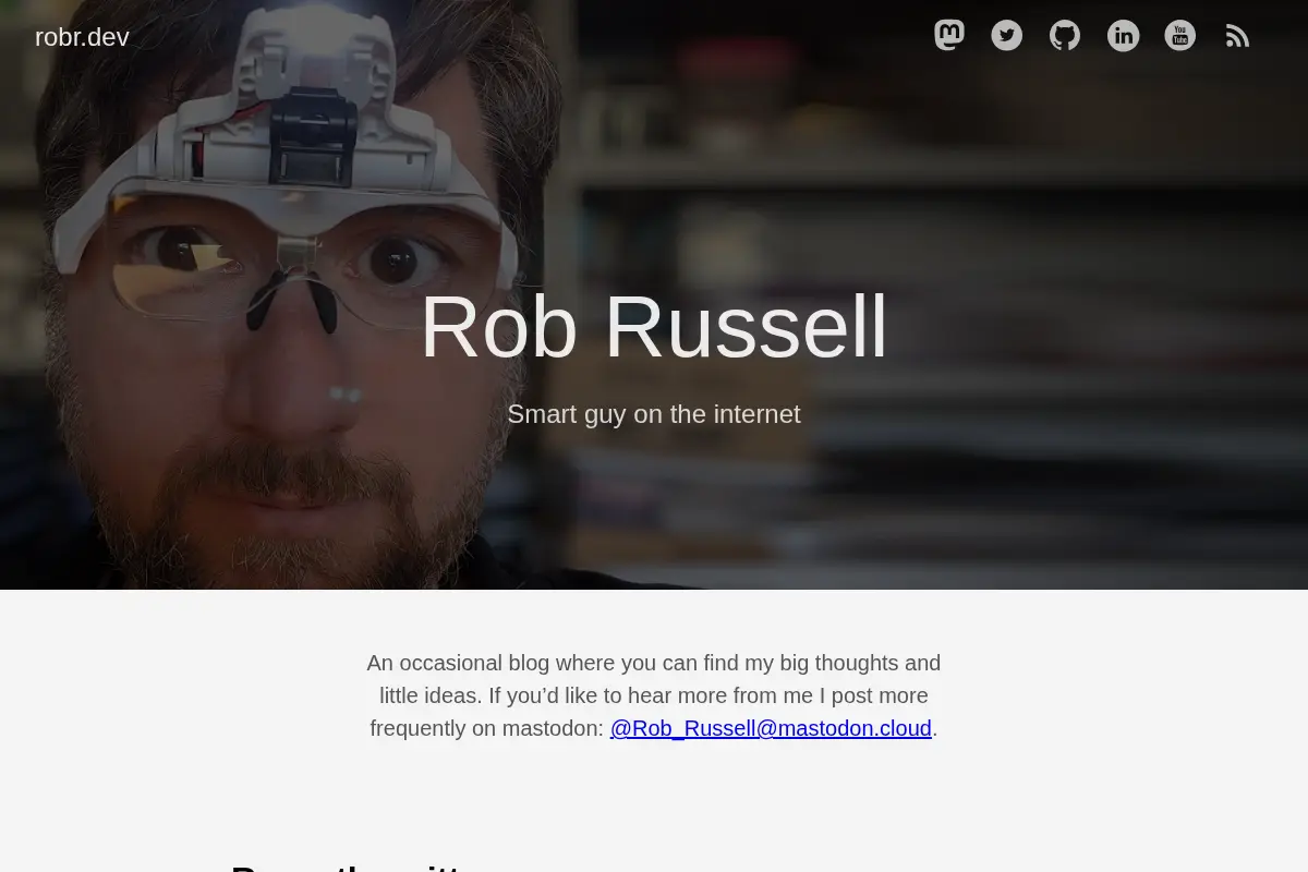 Rob Russell | robr.dev
