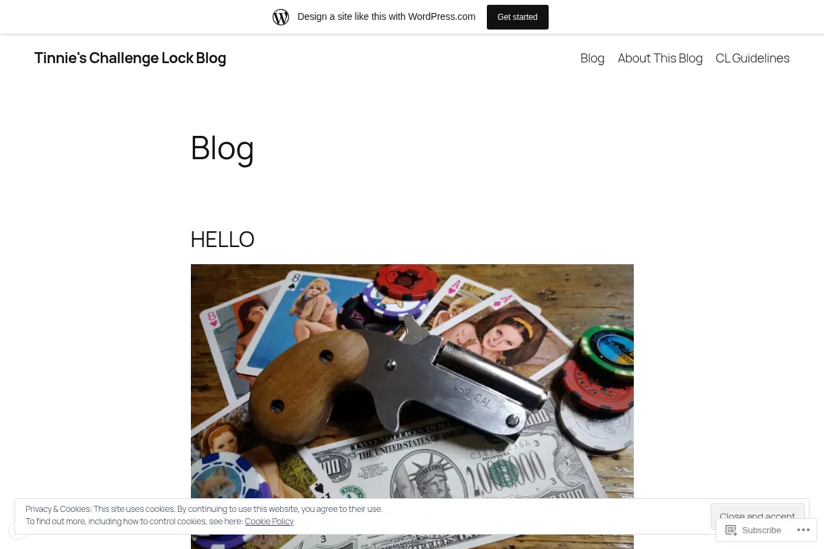 Tinnie's Challenge Lock Blog – Tiny Tinnie Bushcraft