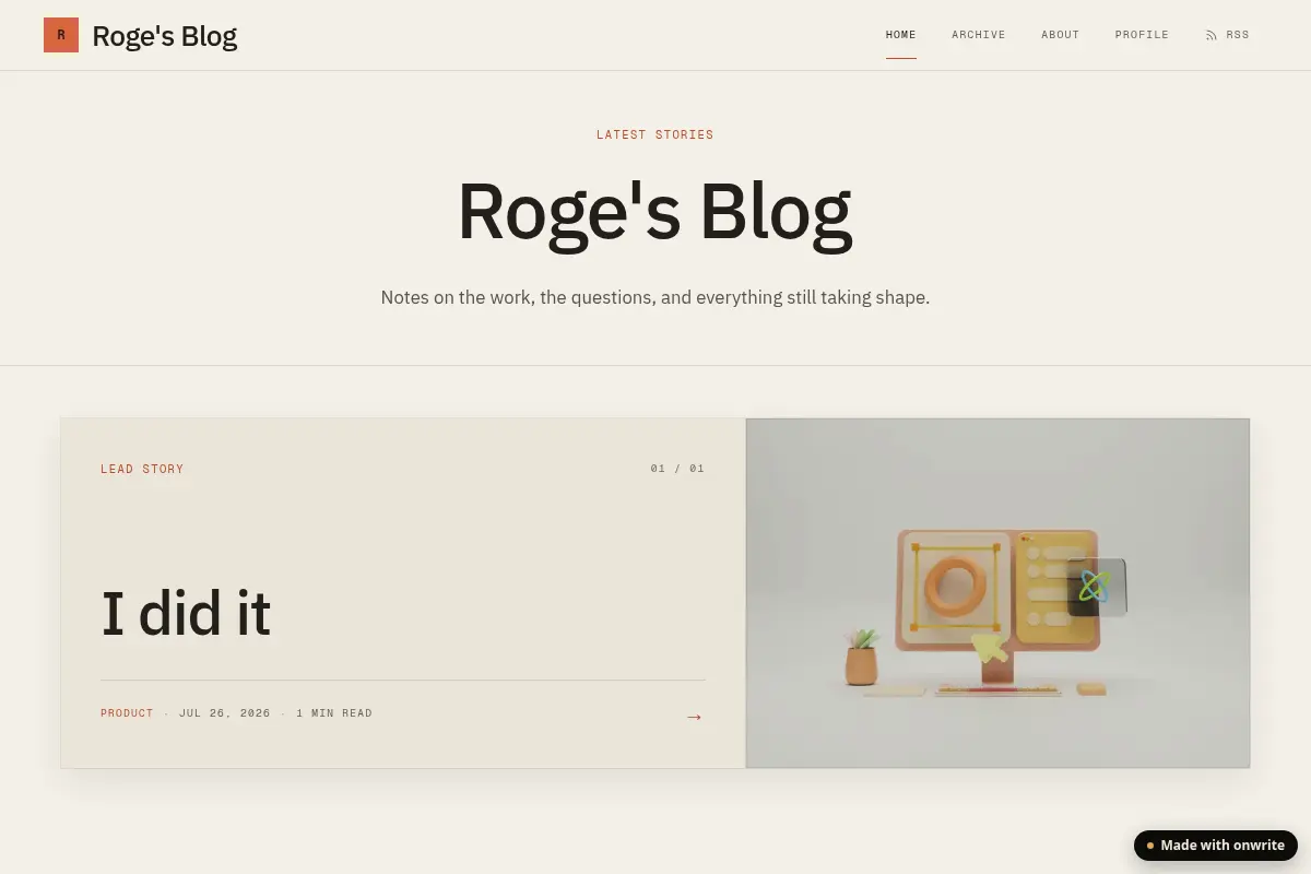 Roge's Blog
