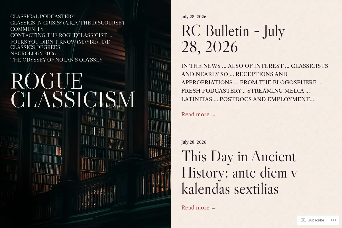 rogue classicism