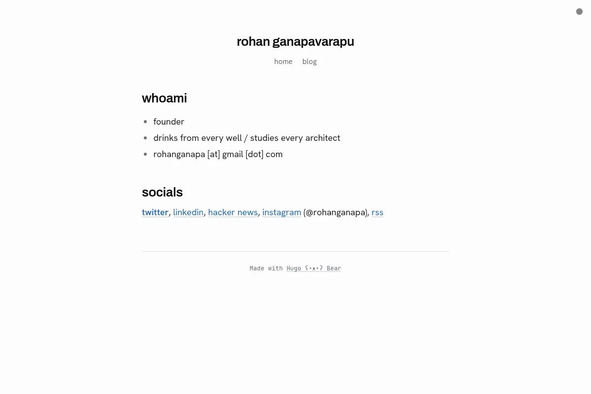 rohan ganapavarapu