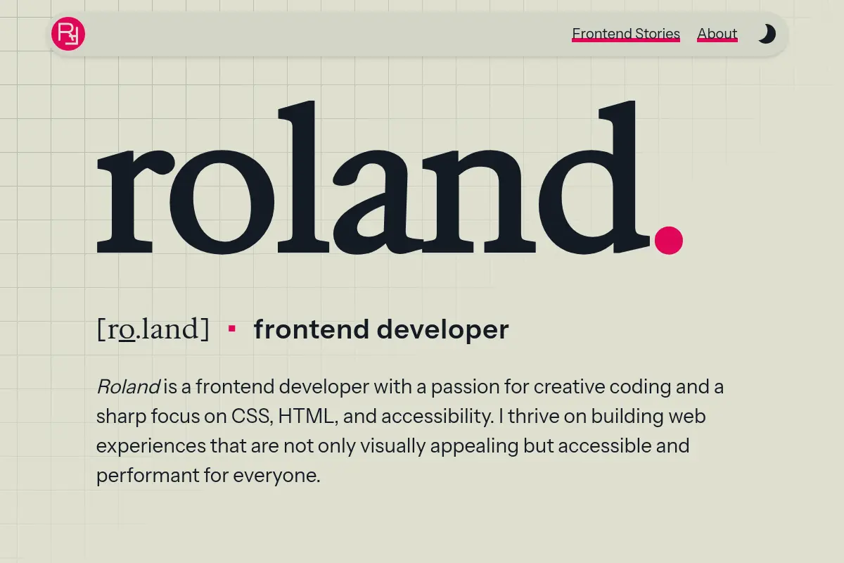 Roland Franke - Frontend Developer