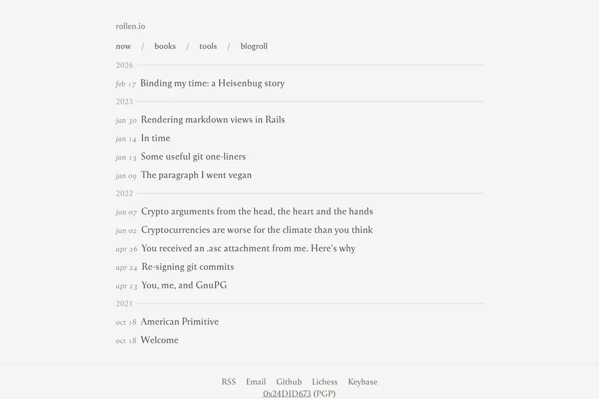 Sebastian Rollén's Blog