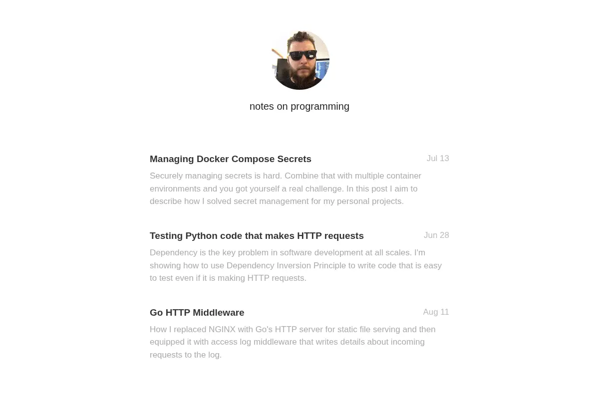 Notes on programming
