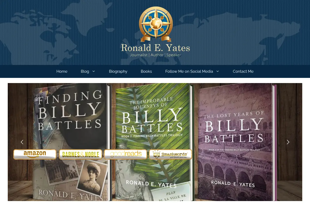 Ronald E. Yates – A Place for Writers, Readers & Book Lovers