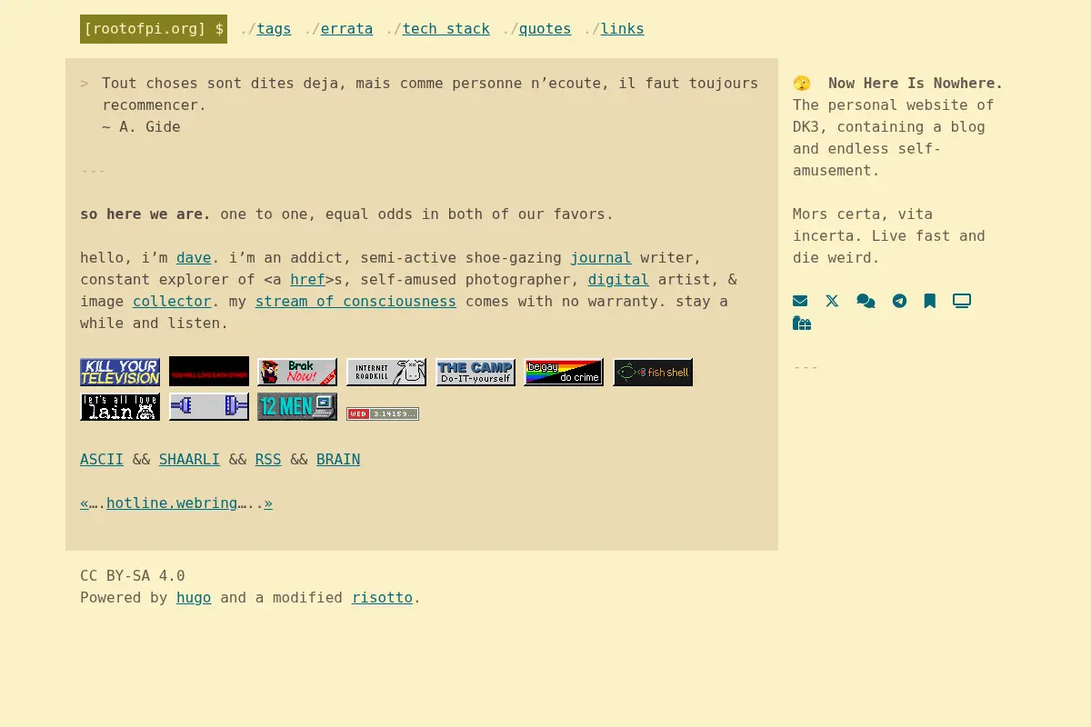 DK3's Personal Website