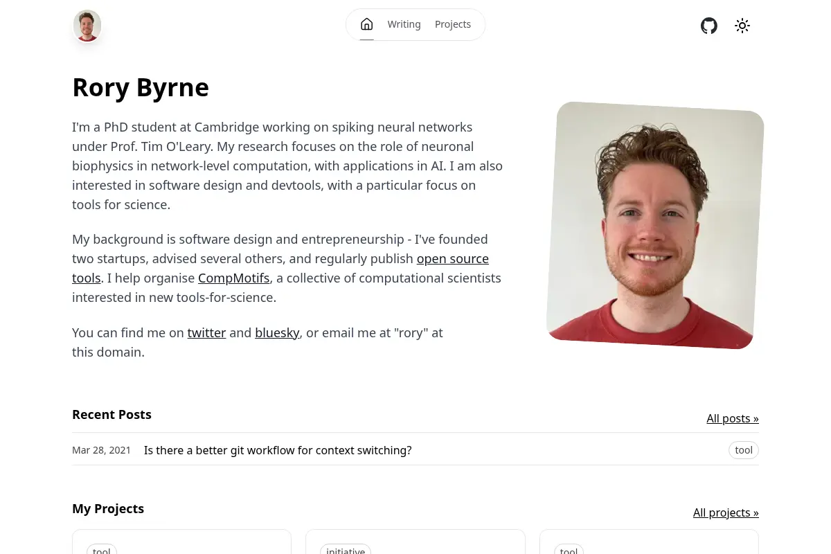 Rory Byrne - Homepage
