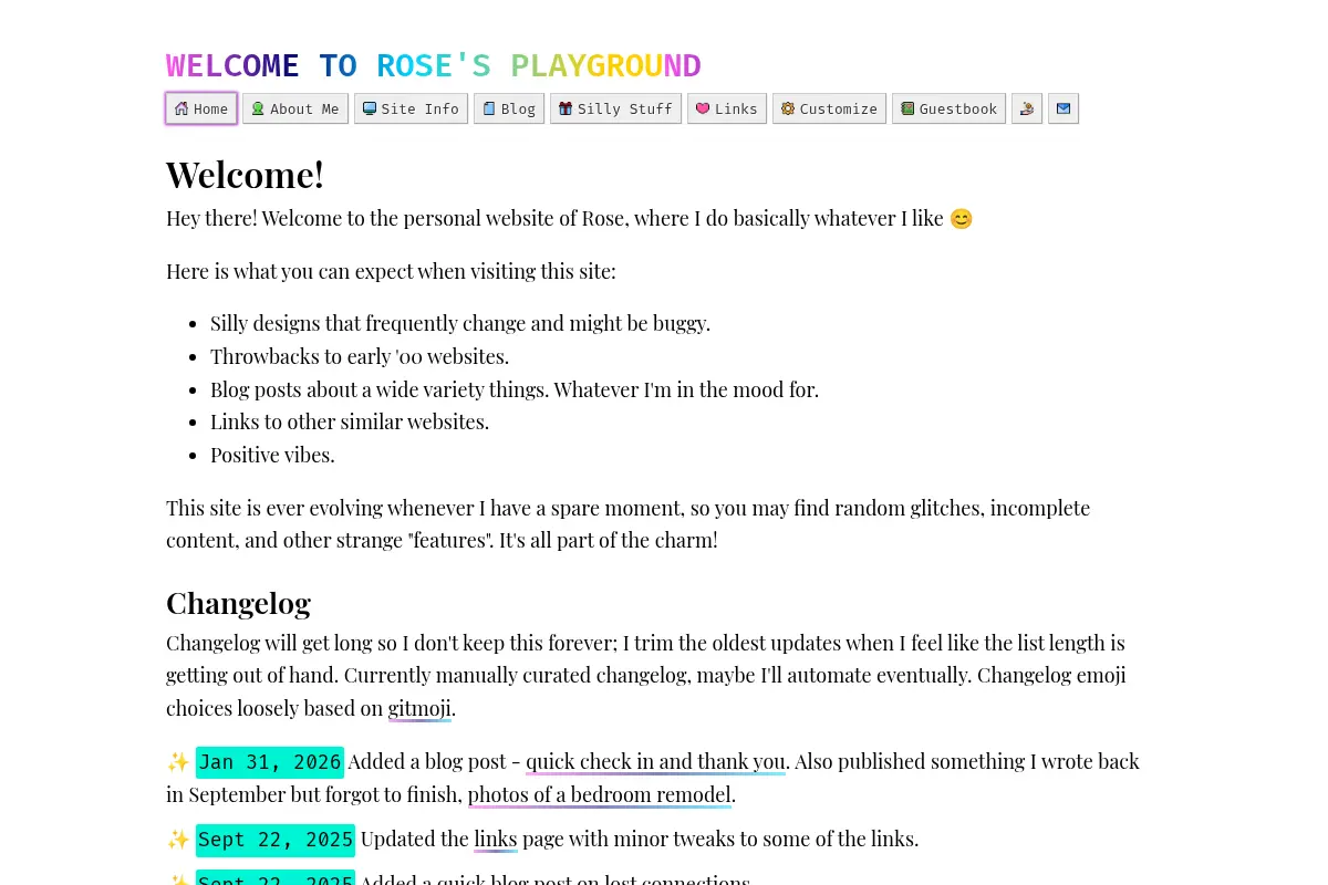 Rose's Playground