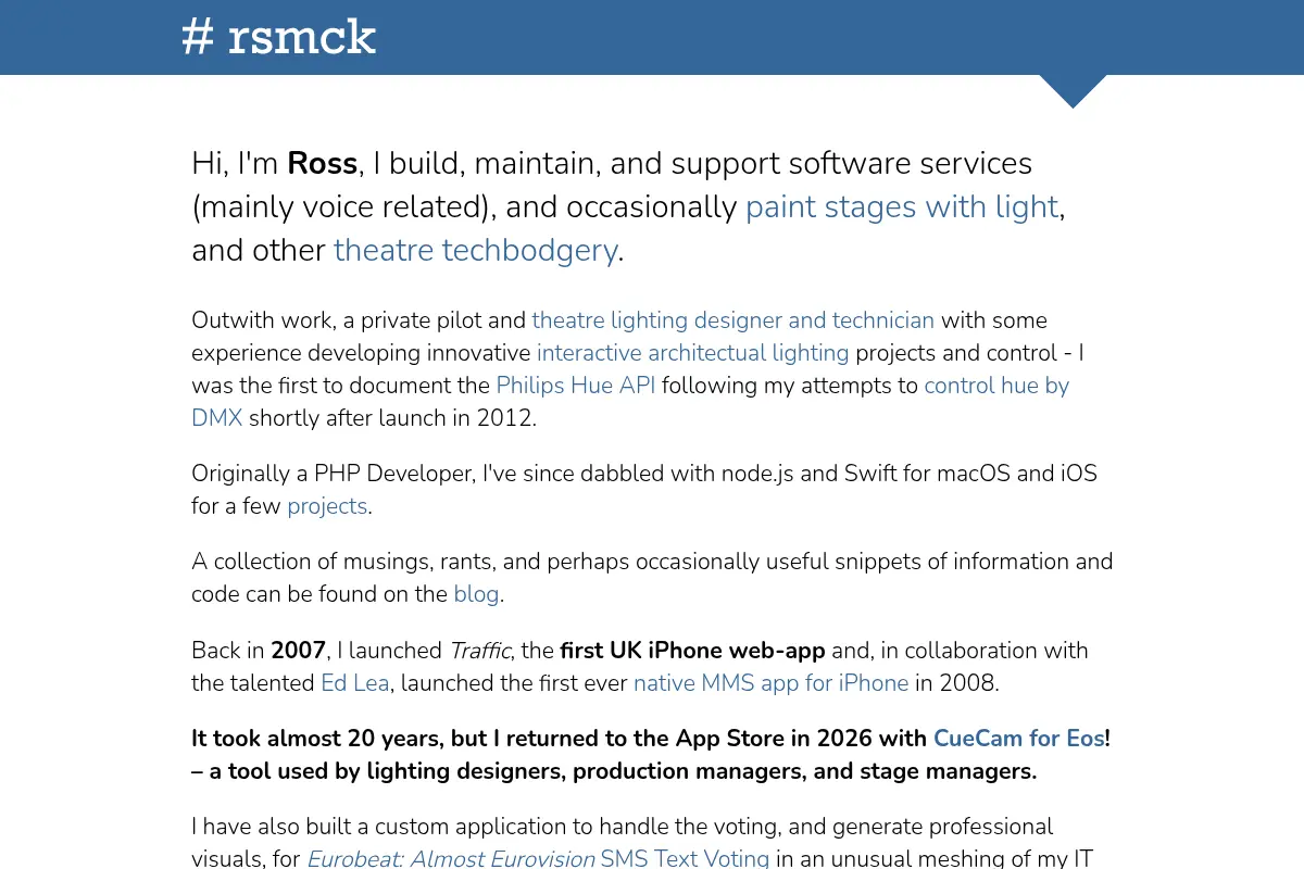 Ross Henderson (McKillop) - Developer and VoIP specialist