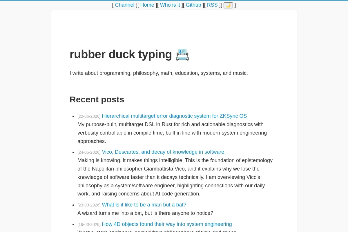 rubber duck typing