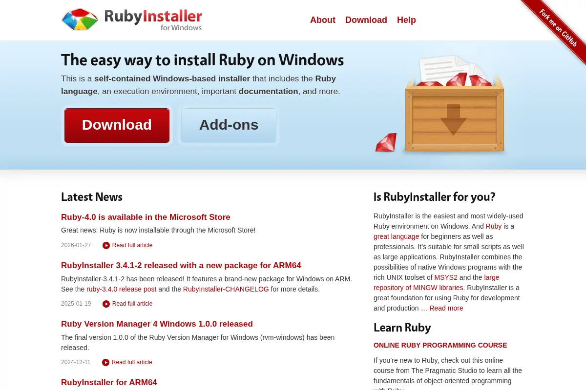 RubyInstaller for Windows